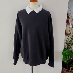 NWT Peter Pan Collared Sweatshirt